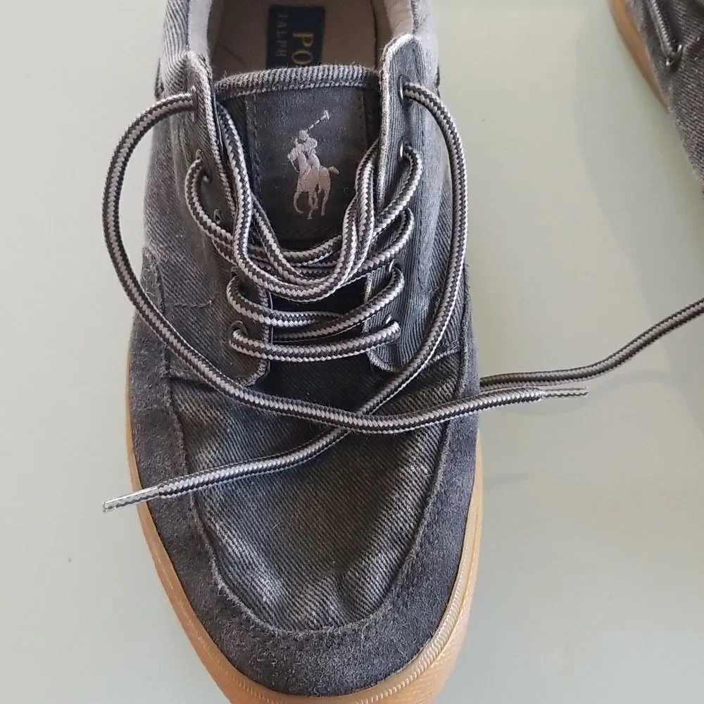 POLO Ralph‎ Lauren Distressed Denim Deck Shoes